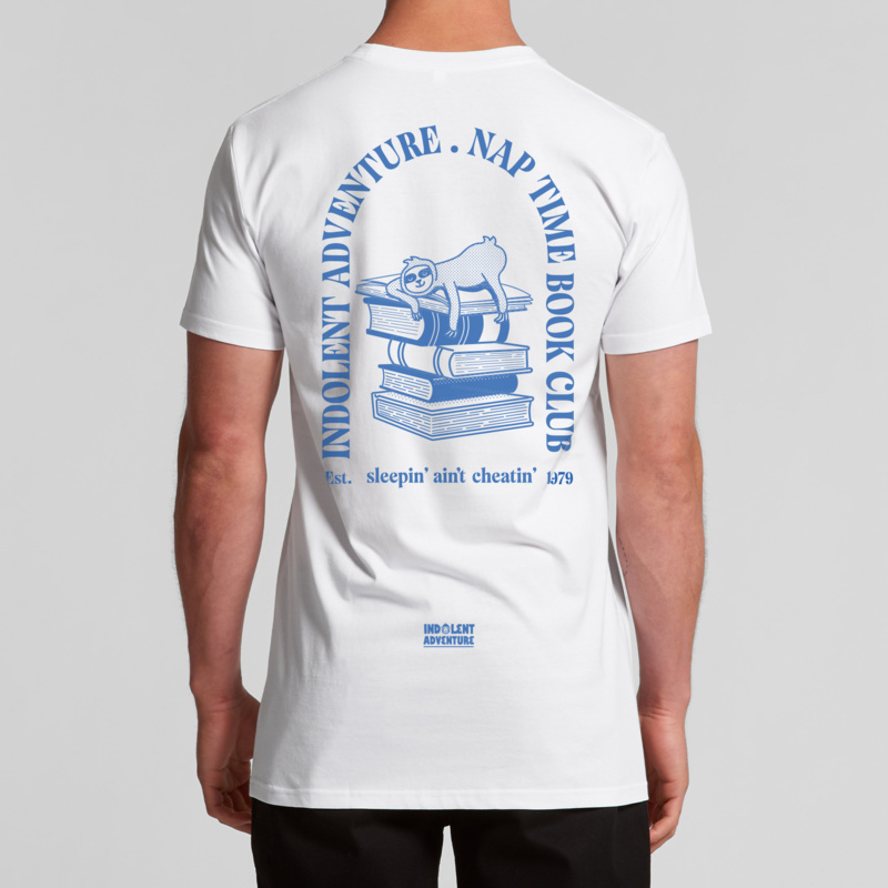 Nap Time Book Club - Mens Block T shirt Thumbnail